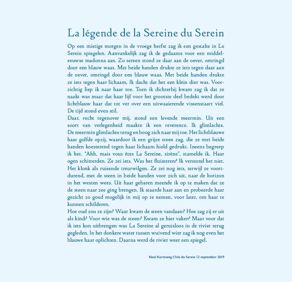 Neel Korteweg Legende La Sirène du Serein hi-res