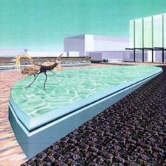Neel Korteweg en Nico Zimmermann, maquette Zeebelle